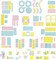 16 sets Handmade 3D Photo Album Decorations Kits-diy Interactive Memory Book, DIY Gift for Young, Girl, Women Baby, Wedding Family Photos(Travel, Anniversary, Birthday Gift) (Material Kit-Color)